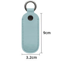 Estuche de Cuero Ecológico Personalizado de Fábrica para Memoria USB, Funda Protectora, Bolsa de Transporte, Llavero, Bolsa de Almacenamiento