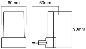 Lunetta Shine <b>LED</b> <b>Night</b> <b>Light</b>, 0.28W, 62x60mm (Ledvance 4058075266841) - Product Image 6