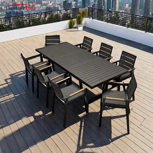 Muebles <span class=keywords><strong>de</strong></span> Jardín para Exteriores, Balcón, Comedor, Cafetería, <span class=keywords><strong>Juego</strong></span> <span class=keywords><strong>de</strong></span> <span class=keywords><strong>Mesa</strong></span> <span class=keywords><strong>y</strong></span> <span class=keywords><strong>Sillas</strong></span> <span class=keywords><strong>de</strong></span> Patio <span class=keywords><strong>de</strong></span> Metal Expandible Multifuncional - Product Image 1