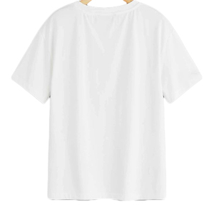 เสื้อยืดผู้ชายแบบถักทรงโอเวอร์ไซส์ น้ำหนักมาก สั่งทำโลโก้ได้ ขายส่ง ผลิตจากผ้าฝ้าย 100% เป็นมิตรกับสิ่งแวดล้อม เหมาะสำหรับใส่ลำลองกลางแจ้ง - Product Image 2