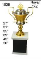 Trophée de Récompense Métallique Grande Taille / Coupe Trophée Personnalisée d'Usine Nouveau Design, Vente Chaude 2025, pour Souvenir