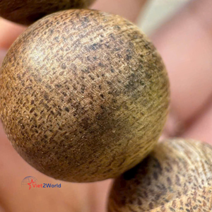 Superior Quality 15 Bead 14mm Luxurious Wood Jewelry <b>Bracelet</b> Natural <b>Sweet</b> Smell Pure Vietnam Agarwood High Quality Wood Beads - Product Image 4