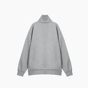 Vêtements pour hommes Street Wear sweat à capuche à demi-fermeture éclair de luxe sweat-shirt unisexe à fermeture éclair décontractée pour l'hiver logo personnalisé - Product Image 4