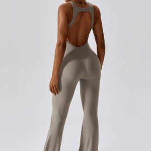 Monos sin mangas para mujer 2026, ligeros, de nailon y elastano, para yoga, con efecto fruncido, ideales para entrenar. - Product Image 5