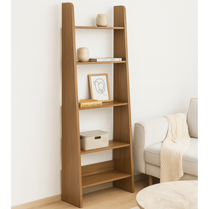Polia Durable Particleboard Standing Type <b>Shelving</b> Unit for Living Room Space - Product Image 1