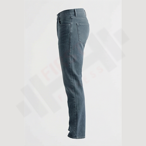 Jeans Clásicos de Mezclilla Lavada para Hombre, Verano, Otoño, Invierno, Transpirables, Lavables, ODM, Premium, Estilo Urbano, con Botones, Vintage, Casual - Product Image 3