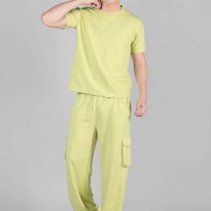 Ensemble coordonné imprimé pour hommes de qualité supérieure-Confortable et élégant-Idéal pour les vêtements décontractés et les vacances - Product Image 5