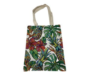 Sac fourre-tout en toile imprimé personnalisé de haute qualité Sac à provisions Sac en toile de coton avec poignée Logo personnalisé - Product Image 1