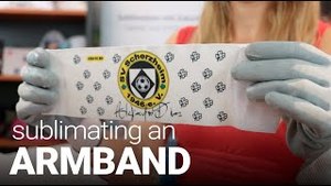 Banda elástica personalizada para equipo de fútbol, cinta deportiva tejida de alta elasticidad, estampado por sublimación, brazalete de capitán, accesorio de ropa - Product Image 4