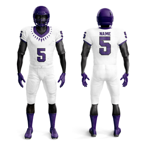 Uniforme de football américain brodé de sublimation complète Maillot de football américain Uniforme de football américain pour enfants - Product Image 3