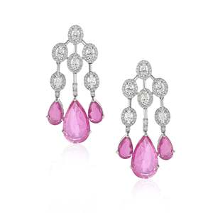 Boucles d'oreilles pendantes en perles plaquées or pour un cadeau de mariage - Product Image 1