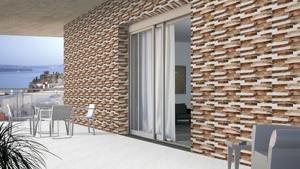 Azulejo Cerámico para Exteriores Elevational de 25×37.5 cm, Azulejos Cerámicos Resistentes a la Intemperie para Balcones y Paredes Exteriores - Product Image 6