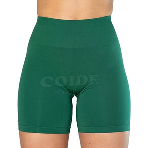 Taille haute Fitness Lounge Wear Logo personnalisé Femmes Booty Shorts En Gros Femmes Booty Shorts Sexy - Product Image 1