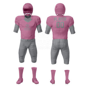 Uniformes de Fútbol Americano de la Mejor Calidad, Diseños Personalizados, Impresión Sublimada, Manga Corta, 100% Poliéster, Secado Rápido, Transpirable - Product Image 5