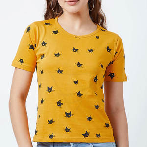 T-shirt pour femme, haut surdimensionné, vêtement décontracté et extensible, sur mesure - Product Image 5