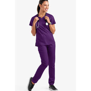 Polyester Spandex Matériel Personnel Féminin Hôpital Médical Vêtements De Travail Scrubs Uniformes Costumes - Product Image 3