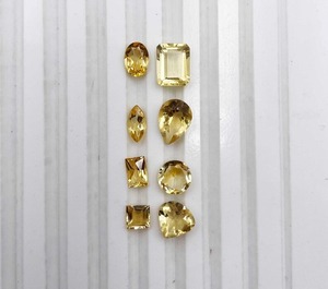 สีเหลืองมะนาวธรรมชาติอัญมณีอัญมณีหลวมตัดแว็กซ์/ทาน้ำมัน3-7กะรัตสำหรับงานฝีมือเครื่องประดับสีเหลือง - Product Image 5