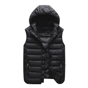 Hiver 2025 Mens Glossy Bubble Vest Waterproof Sleeveless Puffer Jacket Logo personnalisé Respirant Warm Lightweight Puffer Vest - Product Image 2