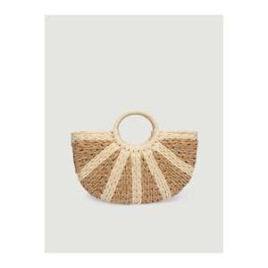 Bolso Tejido Color Beige Camel 25x40 Cm CNT1055 - 1028-camel - Product Image 3