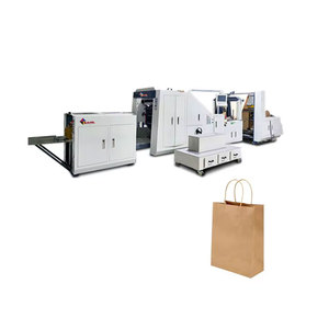 Machine de fabrication de sacs en papier à fond carré entièrement automatique Indian Best pour sacs en papier kraft carrés - Product Image 1