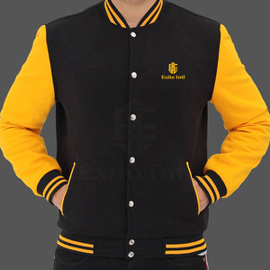 Chaquetas Letterman para Hombre, Cuello Alto, Logotipo Frontal, 100% Algodón, Transpirables, Invierno, Alta Calidad, Venta en Línea, Disponibles - Product Image 3