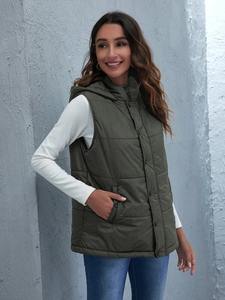 Chaleco acolchado sin mangas hecho a medida, chaqueta de burbujas acolchada de alta calidad, ropa de mujer 2025, chaqueta hecha en Pakistán - Product Image 3