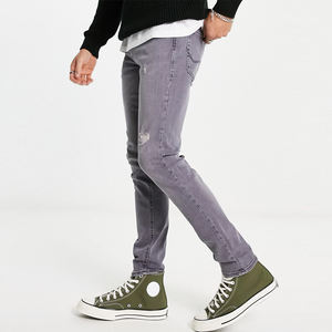 Custom High-Quality Cotton Denim Washable Original Raw Fashion Selvedge Denim Men's Slim Fit Jeans - Product Image 3