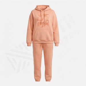 Ventes en gros de nouveaux ensembles de survêtements pour femmes, couleur personnalisée, mode décontractée, ensemble deux pièces, vêtements de sport, de gym, de jogging - Product Image 1