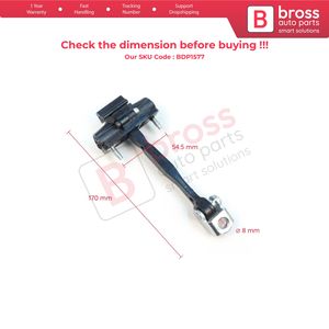 BDP1577 Butée de porte avant avec limiteur de serrage pour Renegade BU B1 BV 2014 et suivants 51953320 Pièces automobiles Bross Fabriqué en Turquie - Product Image 2