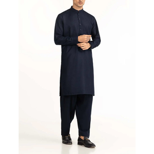 Shalwar Kameez en coton de qualité supérieure, dernier style, pour hommes, sans plis, séchage rapide, fournisseur direct d'usine - Product Image 5