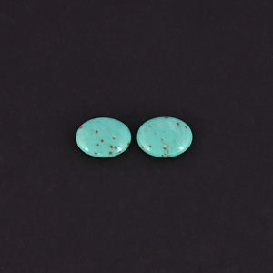 Lot en gros de cabochons ovales turquoise, pierres précieuses en vrac pour la fabrication de bijoux, boucles d'oreilles - Product Image 6