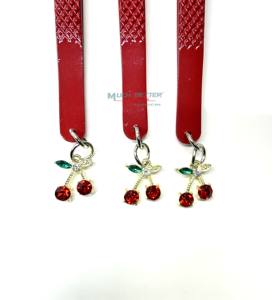 Pinzas de Precisión Personalizadas con Punta de Fibra y Agarre de Diamante de 90 Grados, Pinzas para Pestañas de Acero Inoxidable con Diseño de Frutas - Product Image 2