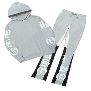 Ensemble de survêtement de jogging slim pour homme, vêtements de sport athlétiques, tenue d'entraînement pour la course à pied, la salle de sport, l'entraînement quotidien - Product Image 3