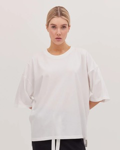 Camiseta de Mujer de Alta Calidad, 100% Algodón, Transpirable, Cuello Redondo, Manga Corta, Corte Holgado, Diseño con Logotipo Personalizado - Product Image 2