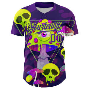 เสื้อเบสบอลระบายอากาศได้ดีผ้ากันชื้นแห้งเร็วมีโลโก้ทีมที่กำหนดเอง - Product Image 2