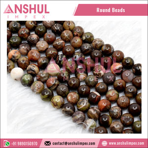 Proveedor de Cuentas Sueltas de Jaspe Policromado Mini DIY para Fabricación de Joyas, 8 Pulgadas, Anshul Impex RB-PLYJ-A-8 - Product Image 3