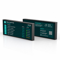 Écran publicitaire LCD Android étiré haute luminosité 48,5 pouces RK3568 pour arrêt de bus et gare de transit