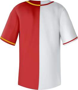 Maillot boutonné décontracté à manches courtes pour hommes Uniforme sportif d'équipe active Vêtements de baseball et de softball - Product Image 6