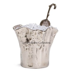 Enfriador y enfriador de vino hecho a mano de diseño antiguo, Color plateado, estilo atractivo, cubo de hielo y tinas de bebidas, suministro para Bar y Pub - Product Image 1