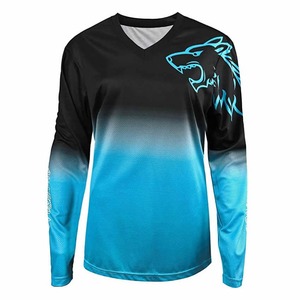 Maillot de course de motocross sublimé personnalisé coupe-vent nouveauté maillot de motard de moto grande taille en option - Product Image 1