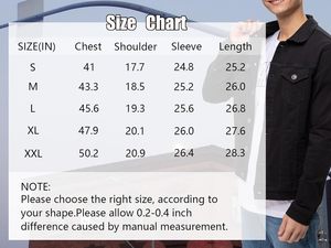 Chaqueta vaquera clásica de manga larga para hombre, ropa resistente con botones, moda vaquera - Product Image 6