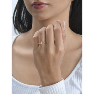 Elegante y único Lab Grown Solitaire Crossover Diamond Ring una pieza de joyería elegante y distintiva - Product Image 5