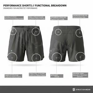 Shorts de course légers et de haute qualité pour hommes, avec taille élastique et cordon de serrage, par Pro Felt Manufacturer Gym Apparel - Product Image 2