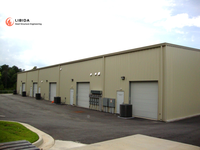 Système de stockage frigorifique modulaire, entrepôt préfabriqué robuste, chambre froide fiable, structure en acier pour entrepôt