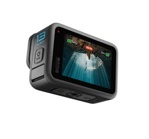 Caméra d'action authentique GoPro Hero13 avec pack d'alimentation étendue, écran tactile 2,27'', anti-tremblement, capteurs intégrés, couleur noire - Product Image 2