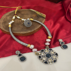 Elegantly Handcrafted Oxidised <b>Jewelry</b> <b>Sets</b> with Traditional & Contemporary Designs Oxidised Jewellery <b>For</b> <b>Women</b> Unoque Designs - Product Image 1