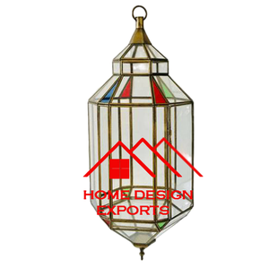 Mossiac-farol marroquí para colgar en el suelo, con acabado antiguo, diseño único, FAROL DE METAL, farol de hierro para boda - Product Image 4