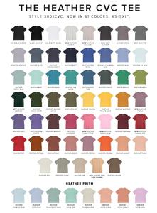 Vente en gros T-shirts en trois mélanges Bella + Toile 3413C T-shirt unisexe en trois mélanges à manches courtes T-shirts en coton personnalisés pour hommes - Product Image 5