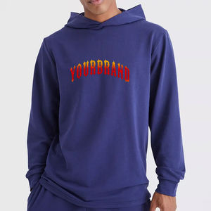 100% coton 450 GSM surdimensionné hommes pull à capuche personnalisable thermique Streetwear pour une utilisation décontractée hommes sweat - Product Image 4