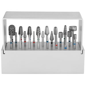 Support en aluminium pour mini-fraiseuses 4" x 2 3/4" x 1 1/2" – Contient 23 fraises – Utilisation manuelle - Product Image 2